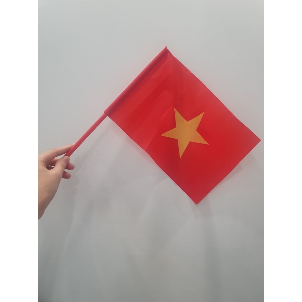 Cờ đỏ sao vàng cầm tay, cờ vẫy cờ đỏ sao vàng hình chữ nhật