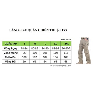 Quần chiến thuật IX9