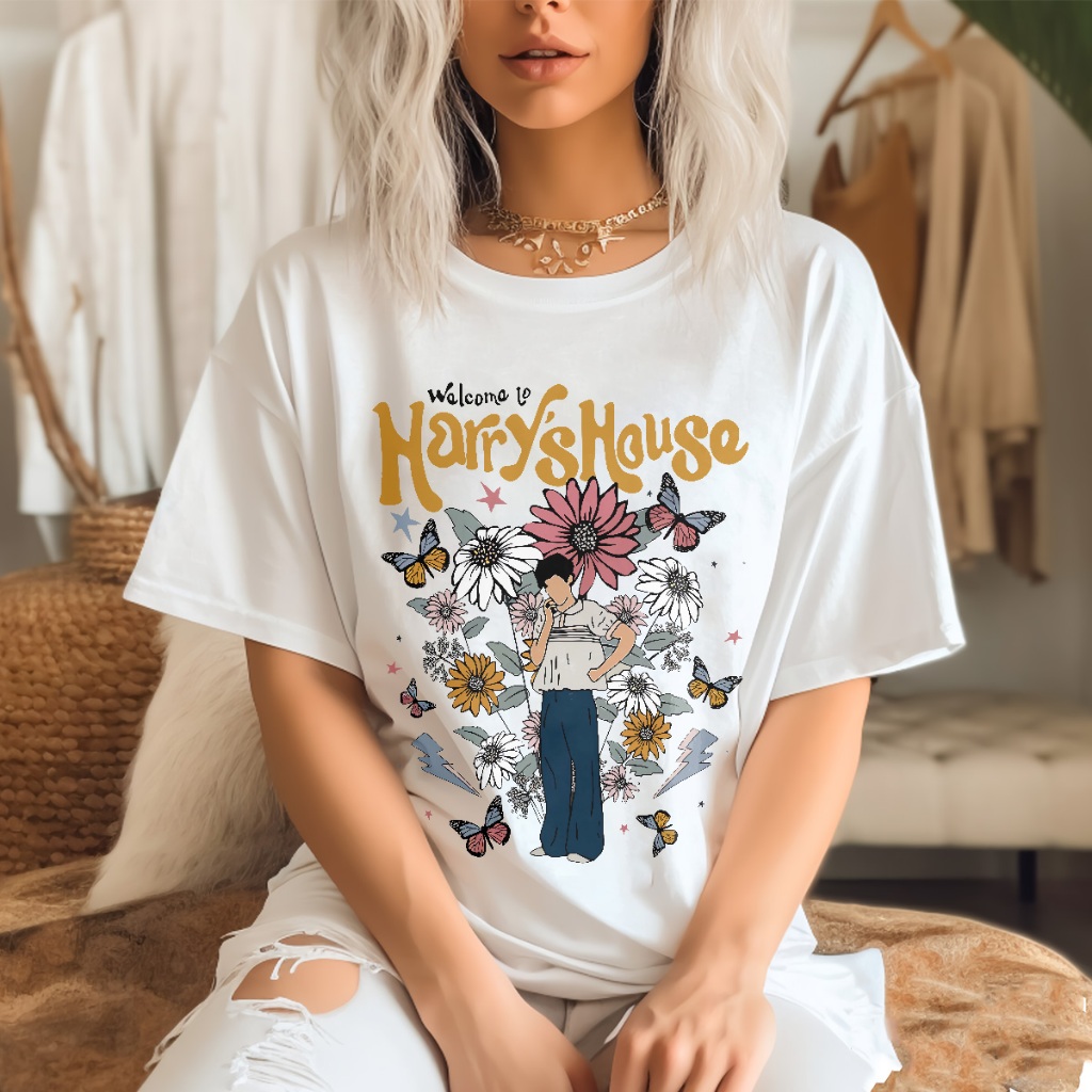 Áo Thun Oversize in hình Harry's House Styles Vintage 90's 657