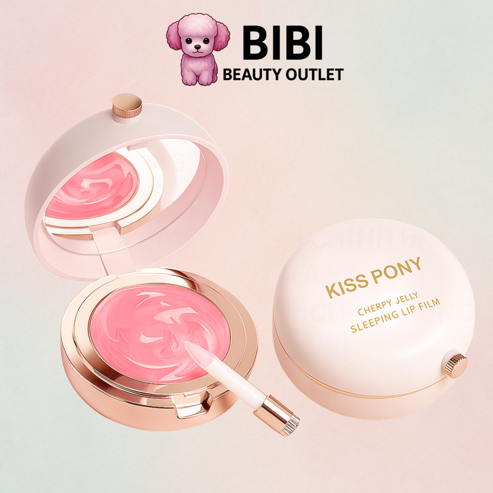 Mặt Nạ Ngủ Hồng Môi 2 Ngăn Kiss Pony 2 Màu Dưỡng Ẩm, Cho Đôi Môi Mướt Căng Mịn Sleeping Lips