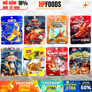  Combo MIX 20 chân gà rút xương các loại Anna Lala Tapfood Heyyo Bà Tuyết Làng An Alishan 3 Miền Ủ muối Hoa Tiêu 