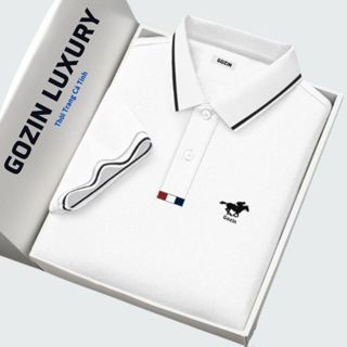  Áo polo nam cao cấp ITALY HORSE Vải cá sấu FeelMax thoáng mát GOZIN LUXURY 