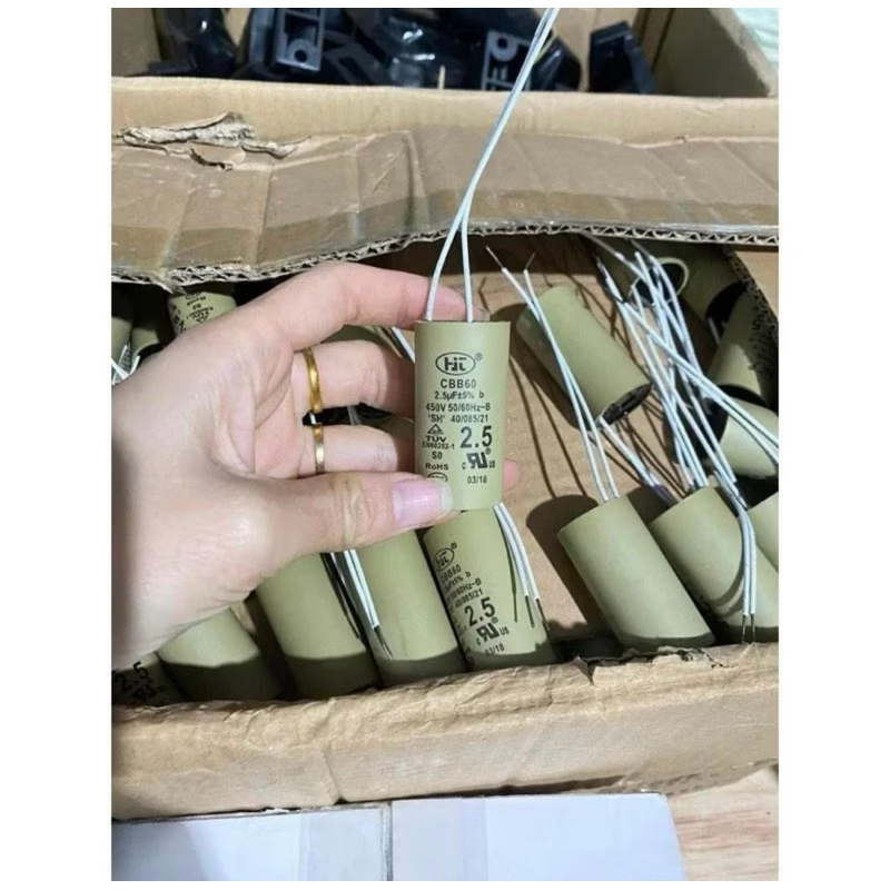 Tụ Quạt Trần 2.5uf, Tụ Quạt Cây 2uf