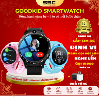 Đồng hồ thông minh định vị trẻ em GoodKids Y20/D36, lắp sim 4G, nghe gọi video, gọi sos, lưu danh bạ