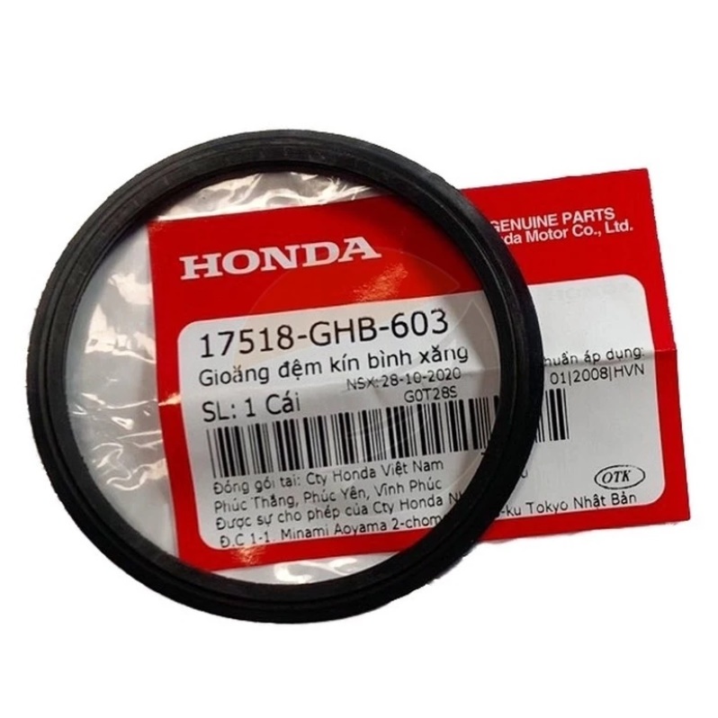 Bộ Gioăng đệm kín bình xăng và Phớt o nhiên liệu 2 cái ( 17518GHB603 / 17572GHB601 ) ShopMenKT