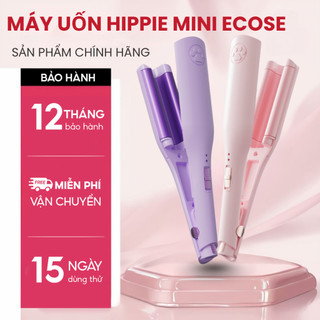  Máy làm xoăn sóng Hippie Mini ECOSE 32mm dập sóng bồng bềnh giữ nếp 8 giờ BH 12 tháng 