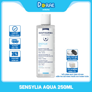 ISIS PHARMA l Nước tẩy trang, dưỡng ẩm cho da nhạy cảm và da thường Sensylia Aqua