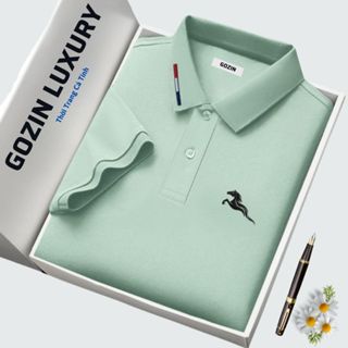Áo thun polo nam [Tặng Hộp Gói Quà] Vải FeelMax thoáng mát GOZIN LUXURY
