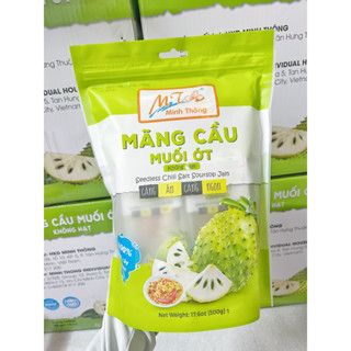 HOẢ TỐC (9/9/2026) Mãng Cầu Sấy Muối Ớt Minh Thông Gói To 500G (DATE MỚI NHẤT)