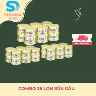 Combo 48 Lon Sữa gấu thái lan 140ml