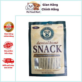 Xương Thưởng Cho Chó Dental Bone Snack Gói 60gr Xương Gặm Sạch Răng Thơm Miệng-Pet Food Mart