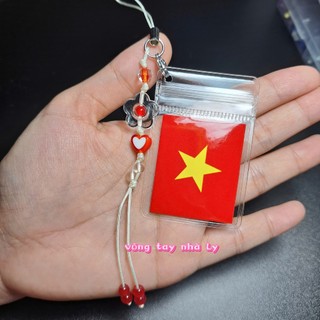  VIỆT NAM tôi đó - Dây đeo điện thoại móc khoá Quốc kỳ Việt Nam đón Quốc Khánh 2-9 