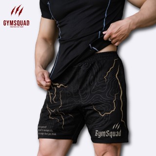GYMSQUAD Quần short tập gym thể thao nam LIGHTNING vải dù co giãn, thoáng khí, mỏng nhẹ, men sport