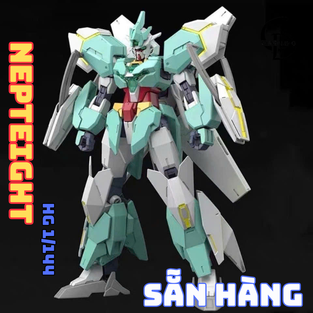 [SẴN HÀNG] Mô hình lắp ráp HG BD R Nepteight (tặng base và decan)
