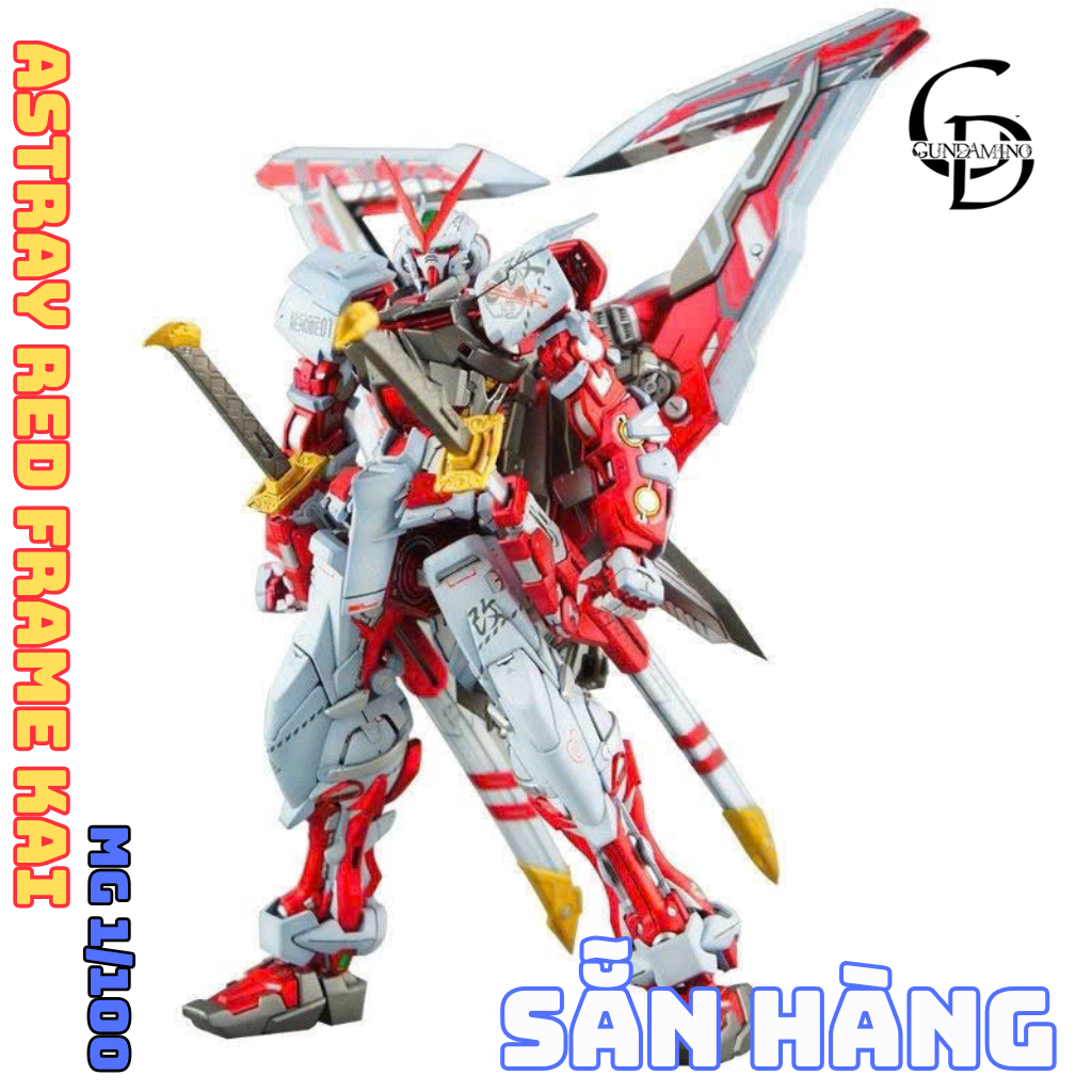 [SẴN HÀNG] Mô hình lắp ráp Astray Red Frame Kai jijia MG 1/100 tặng base và decan