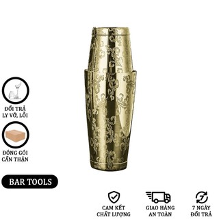 Boston Shaker Khắc 2 Đáy - Dụng Cụ Bartender