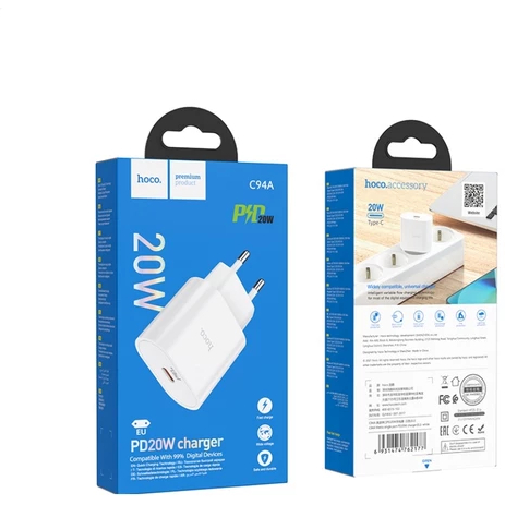 Củ sạc nhanh Hoco C94A PD 20W