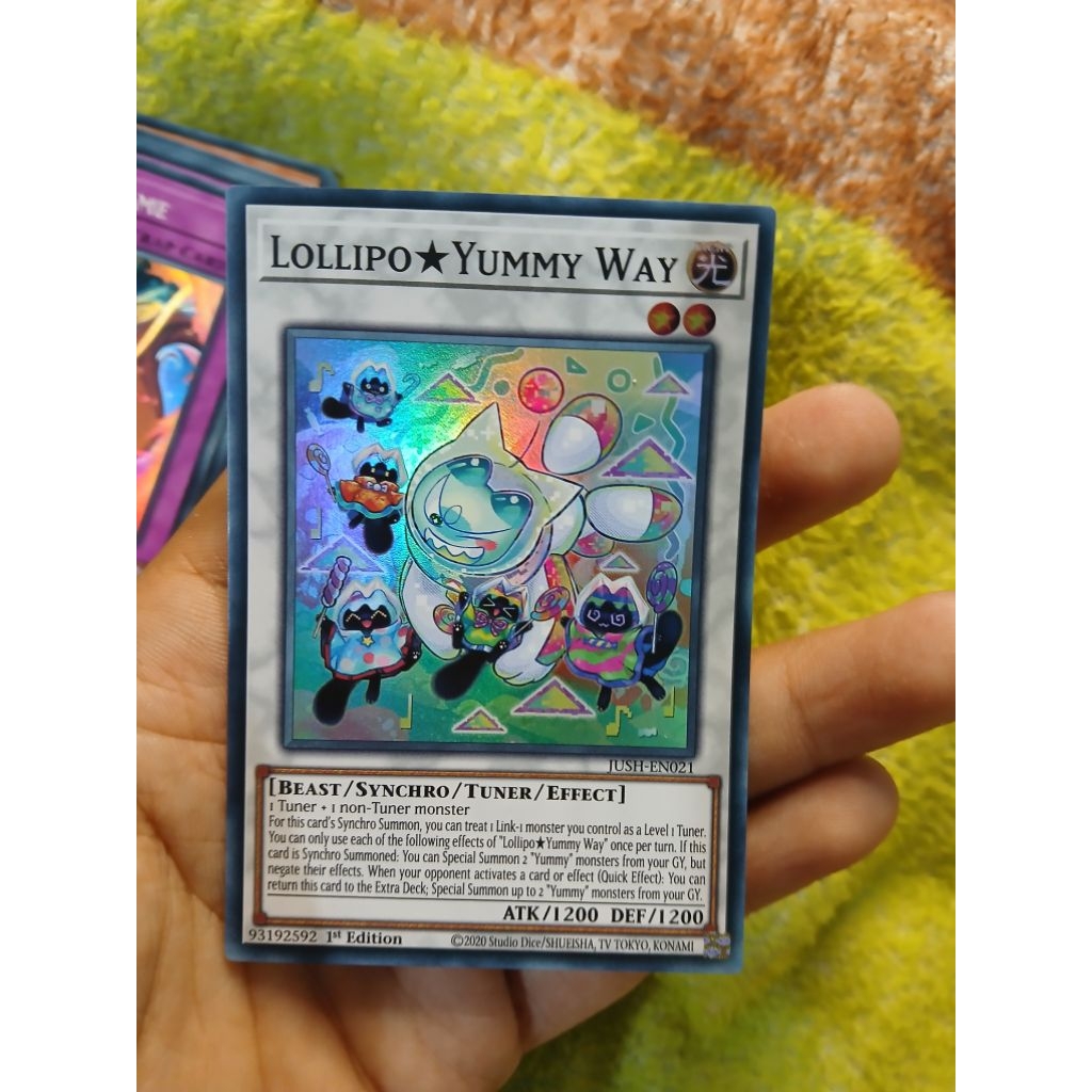 [Yugioh Biên Hòa Store] 1 lá thẻ bài LollipoYummy Way - JUSH-EN021 - 1st Edition