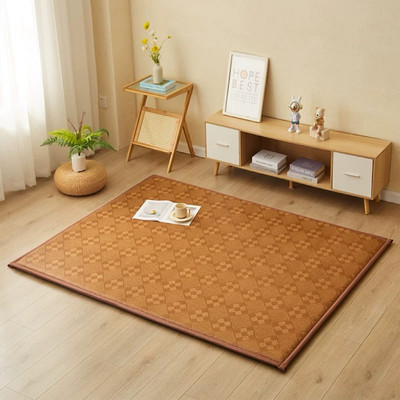 Chiếu mây, thảm mây điều hoà BoDecor xuất Nhật êm ái thoáng mát 1m2,1m5,1m6,1m8