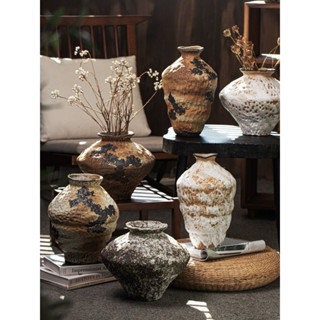  Bình hoa gốm sứ phong cách retro decor kiểu dáng cổ sáng tạo cắm hoa và decor trang trí nhà cửa 