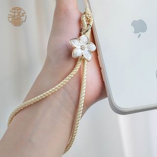 Dây treo điện thoại charm Hoa Sakura trong suốt, nhiều màu Tiệm An Yên, móc chìa khóa ô tô, xe máy