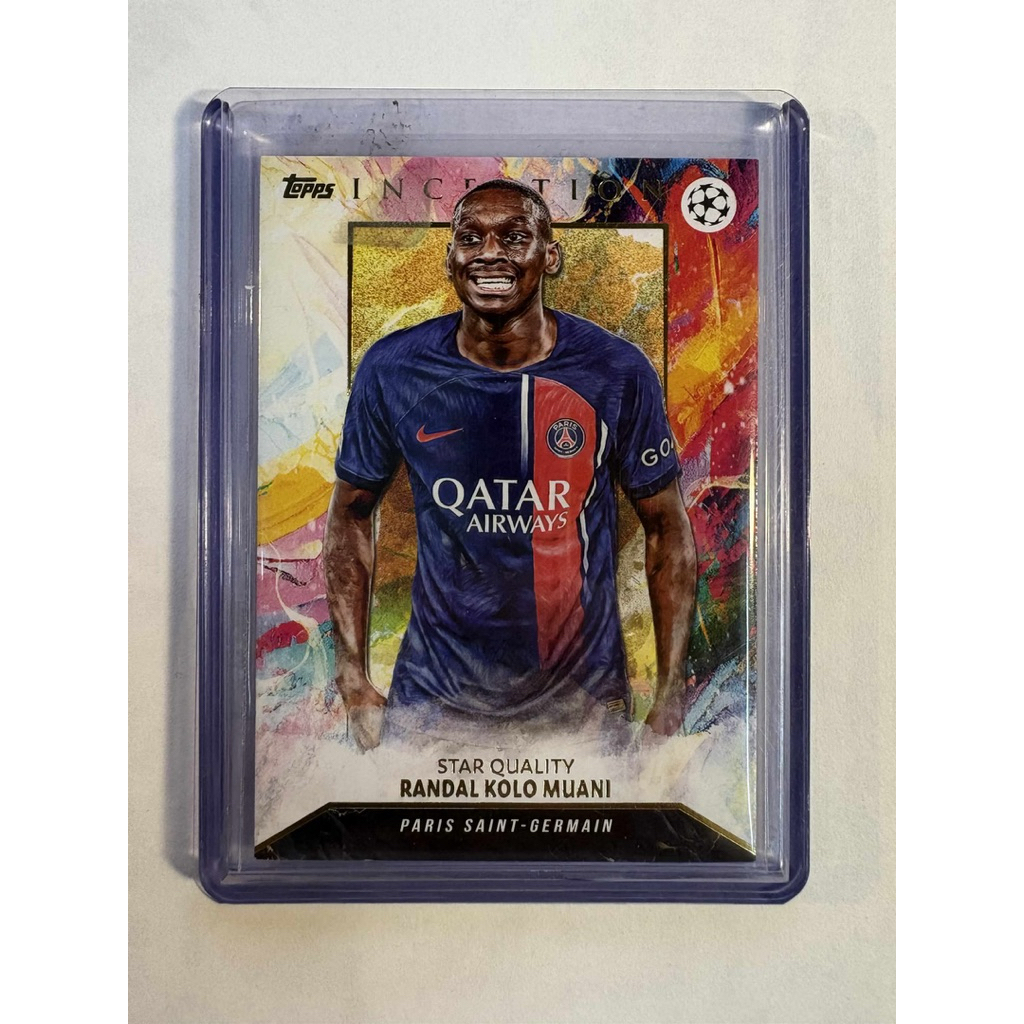 Thẻ bóng đá #M219 Randal Kolo Muani Paris Saint-Germain Topps Inception 2023/24