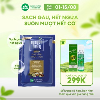 Dầu gội dược liệu Nguyên Xuân Sạch Gàu dây 10 gói x 5.5ml