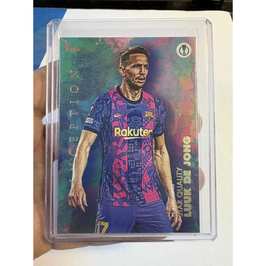 Thẻ bóng đá #M296 Luuk De Jong Barcelona Topps Inception 2021/22