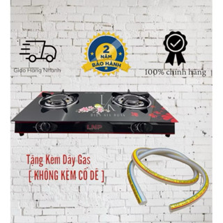 BẾP GA ĐÔI HỒNG NGOẠI LNP 04 - [ TẶNG DÂY GA ]