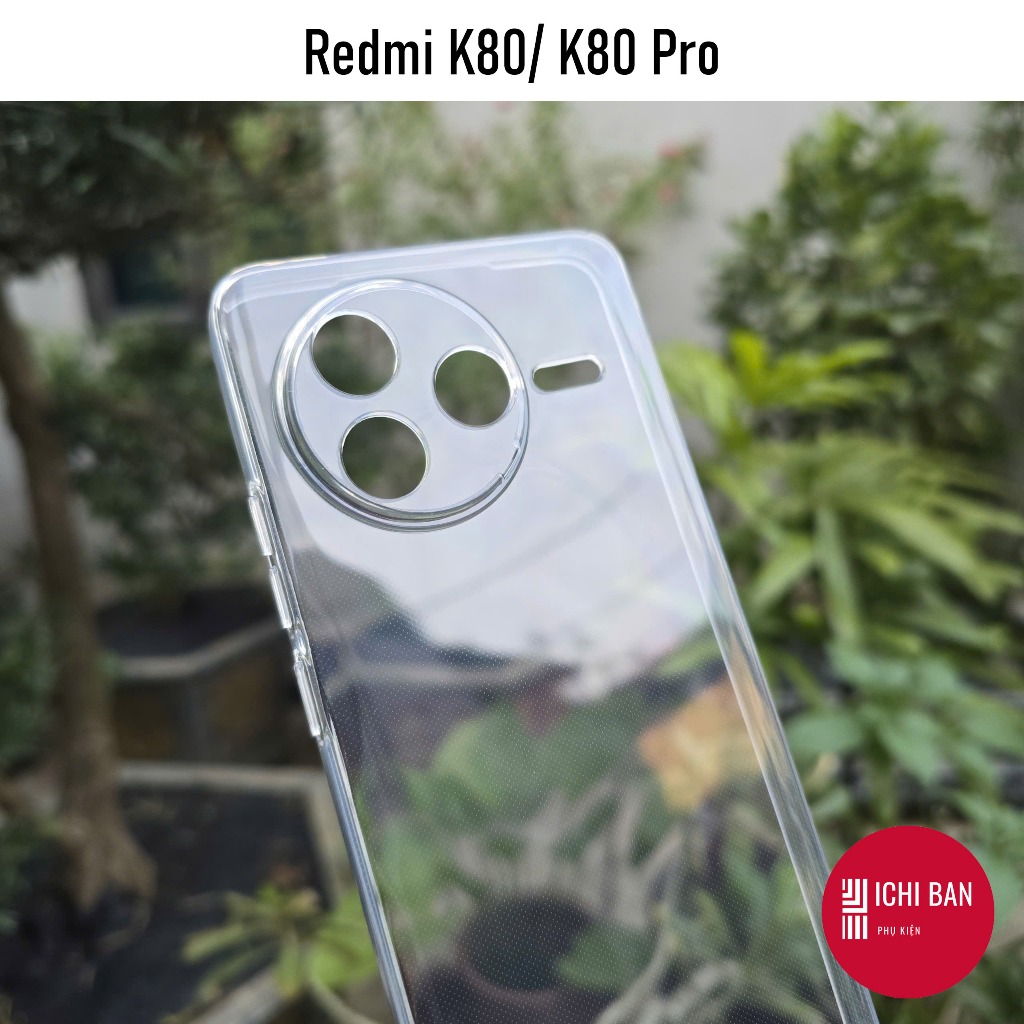 Ốp Lưng Trong Suốt Redmi K80/ K80 Pro/ K90 Pro Max, K70/ K70 Pro, Redmi K70 Ultra/ K70E Dẻo Silicone