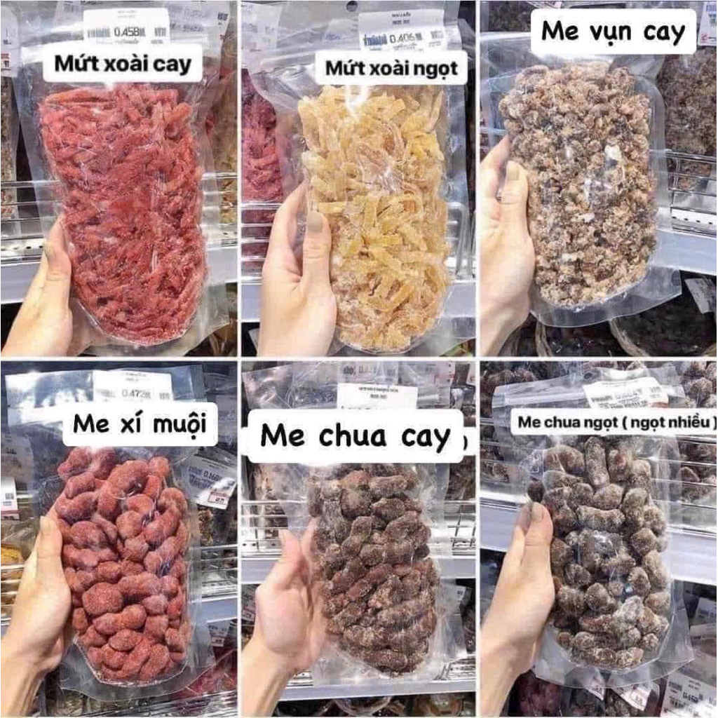 Các loại me big C Thái Lan