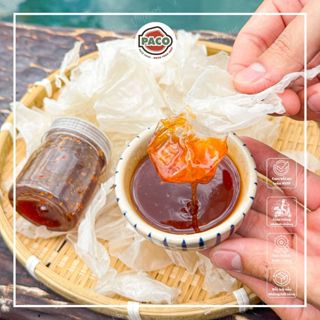   MÓN MỚI HOT 2025  bánh tráng phơi sương rìa chấm kèm sốt muối sệt sate hương vị độc quyền ngon Paco Food-ăn là ghiền 