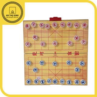Bàn cờ tướng nhựa gấp gọn Trung Thành – Đầy đủ quân cờ, bền đẹp, tiện lợi