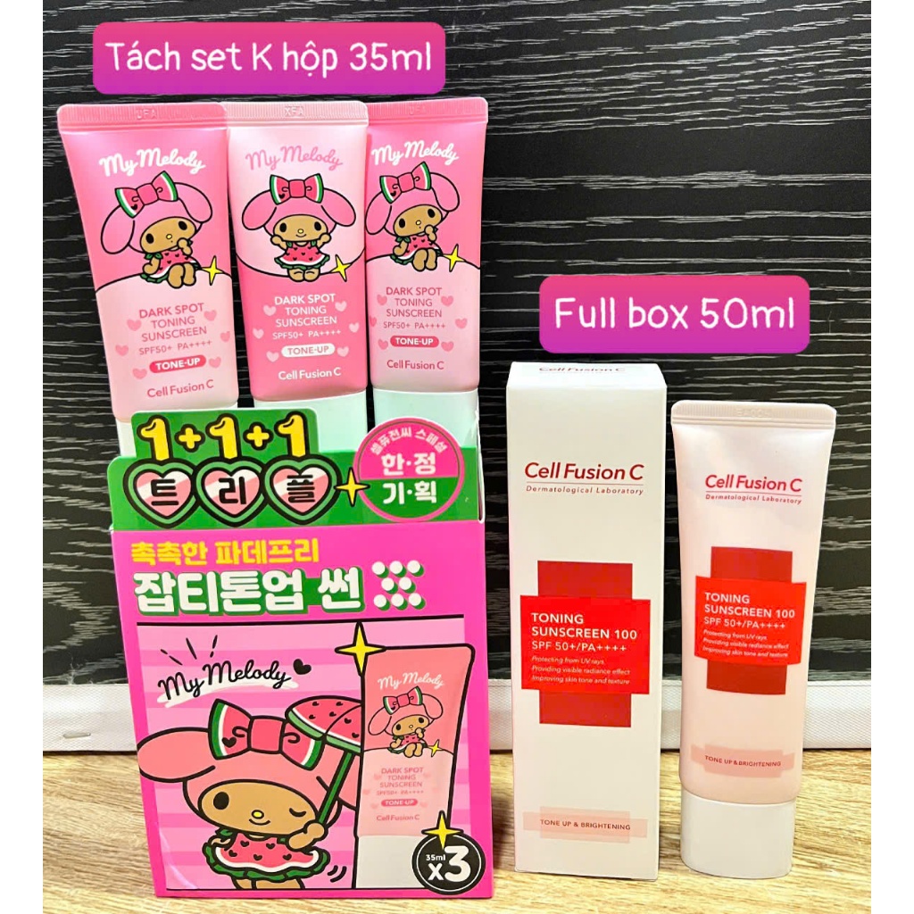 (chính hãng) 𝐊𝐞𝐦 𝐜𝐡𝐨̂́𝐧𝐠 𝐧𝐚̆́𝐧𝐠 #Cell_fusion_C Toning hồng