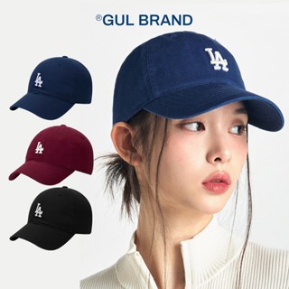 Mũ lưỡi trai nón kết LA màu xanh navi cho nam nữ logo nhỏ trắng chất cotton hàng xuất dư cao cấp đủ tag mác - GULcap