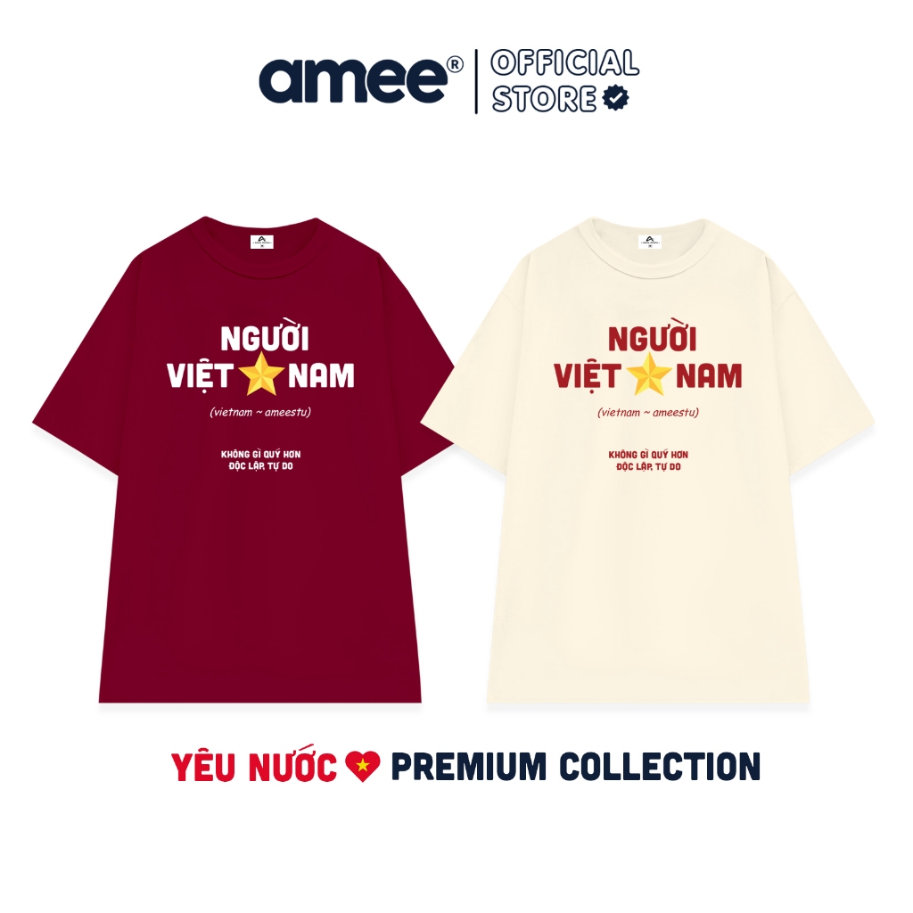 Áo Thun Local Brand Amee Studio/ Yêu Nước Premium Collection 100% Cotton 250gsm | BigBuy360 - bigbuy360.vn