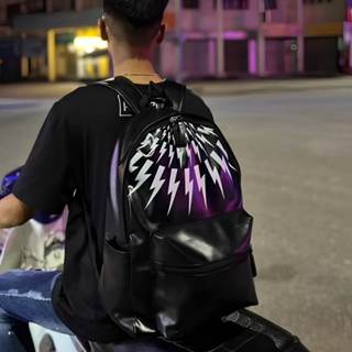 Balo đi học Tia Sét Quai To có ngăn bí mật cho nam nữ boy phố Size 42cm vừa sách vở A4 Laptop