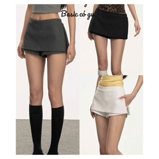 Quần Váy Lưng Trễ Y2K – Dáng Ngắn Retro Cực Hot Hanes