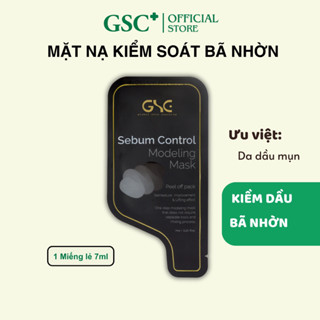  Mặt nạ gel GSC,da dầu nhờn lỗ chân lông to mụn dầu đen SEBUM CONTROL MODELING MASK  chính hãng 