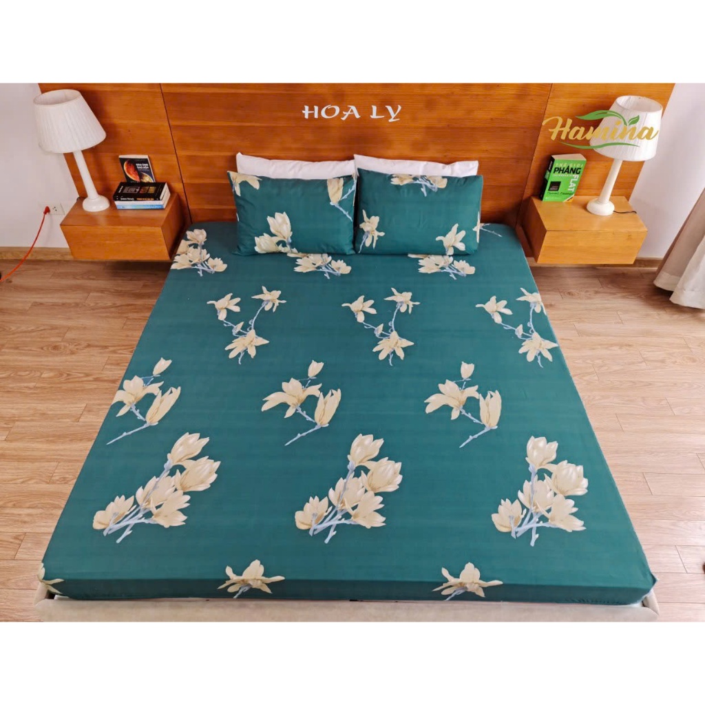 Ga chống thấm Hamina mẫu mới chất đũi (ga ko vỏ gối)