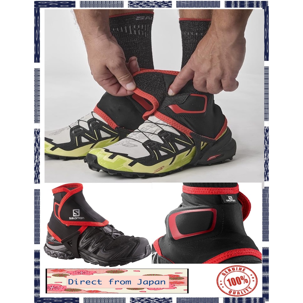 salomon trail gaiters high cover Ankle protection refreshing hiking partner direct from japan