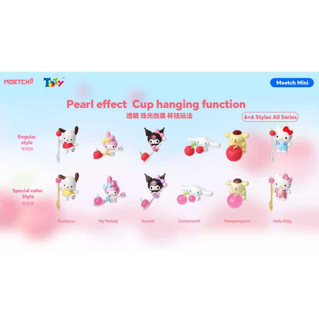 Mô Hình Túi Mù Sanrio Characters - Cherry - Bean - MB04