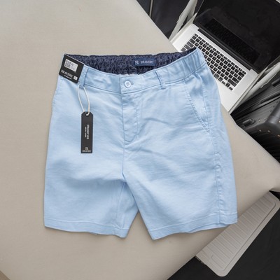 Quần short linen Lenzo Premium vải mềm mịn thoáng mát, form regular - Bravery