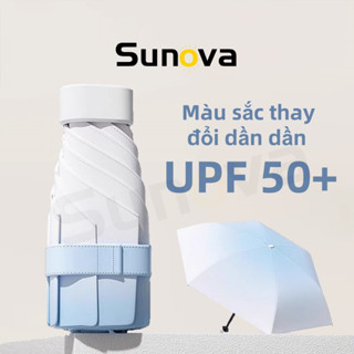 Ô Dù Gấp Gọn Mini Bỏ Túi, Màu Gradient Ô Dù Che Mưa Đi Nắng UPF 50+ Chống Tia Cực Tím Hình Cute