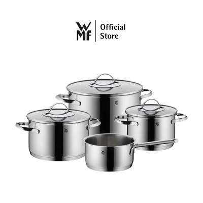 Bộ Nồi 4 Món WMF Aparto / Provence / Inspiration Đáy Từ 3 Lớp, Chất Liệu Thép Không Gỉ Cromargan