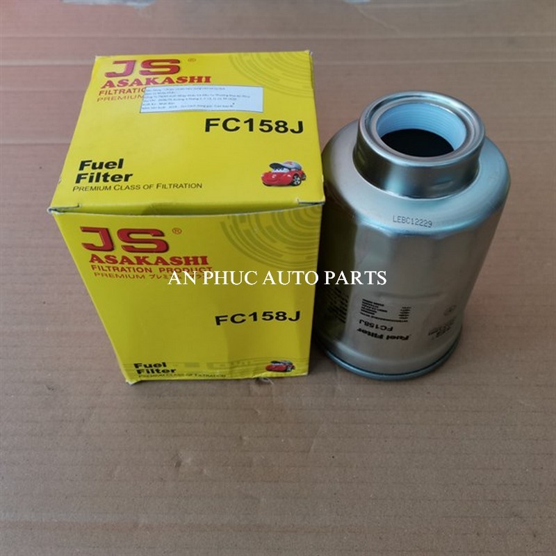 Lọc dầu diesel JS Asakashi Nhật FC158J cho xe Pajero Sport 2.5L 2013-2016, Pajero 3.2L 2009, 2010