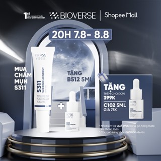 Gel chấm mụn 3% Succinic acid + 1% Salicylic Acid hỗ trợ giảm khuẩn và se còi mụn Bioverse S311 Succinic Acneout 10ml