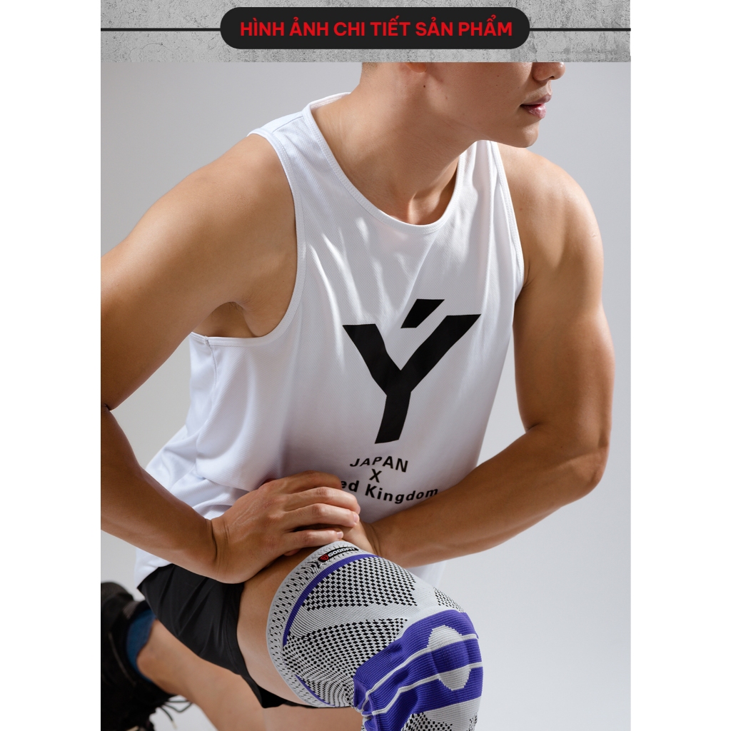 Bó Gối Thể Thao GoodFit GF513K – Hỗ Trợ Khớp Gối, Chống Trượt, Thoáng Khí (1 chiêc)