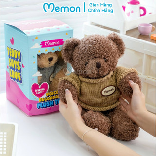 Gấu bông ghi âm giọng nói Memon gấu bông biết nói cao cấp quà tặng ý nghĩa cho bé yêu