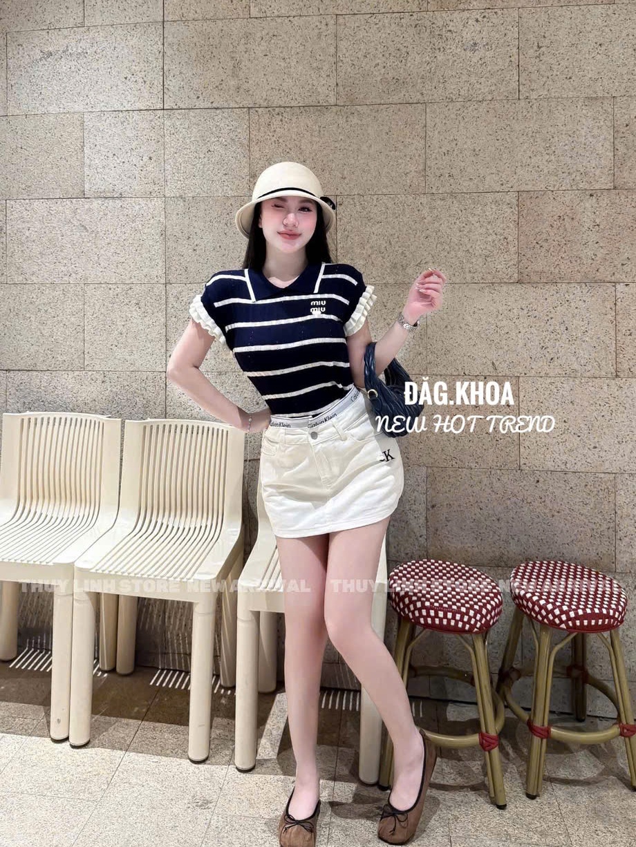 Áo Len Miu Tay Bèo Hàng Qc L1 ORCHID.SHOP